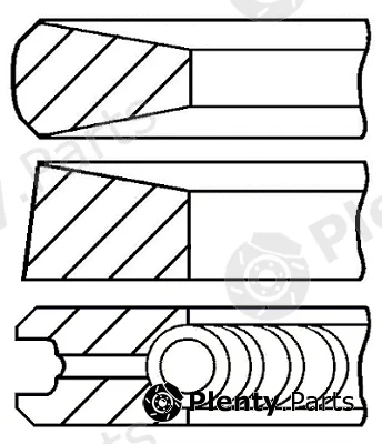 Goetze Engine 08-117700-00 — Piston Ring Kit