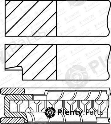 Goetze Engine 08-399000-30 — Piston Ring Kit