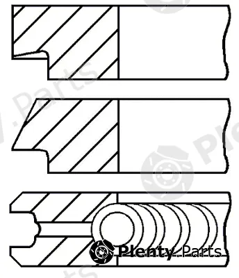 Goetze Engine 08-138200-00 — Piston Ring Kit