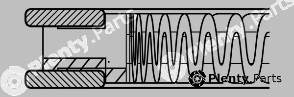 Goetze Engine 4.0mm423PVDNTST — Piston Ring