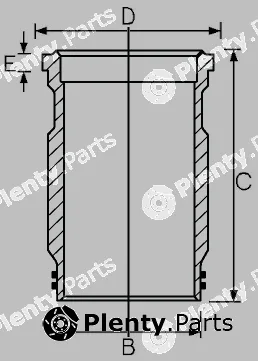 Goetze Engine 15-457590-00 — Cylinder Sleeve