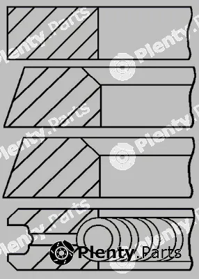 Goetze Engine 08-348300-00 — Piston Ring Kit