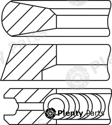 Goetze Engine 08-451100-00 — Piston Ring Kit