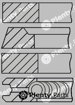 Goetze Engine 08-322100-00 — Piston Ring Kit