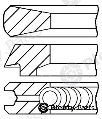 Goetze Engine 08-428000-00 — Piston Ring Kit