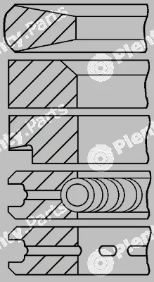 Goetze Engine 08-291900-10 — Piston Ring Kit