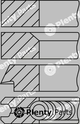 Goetze Engine 08-167600-10 — Piston Ring Kit