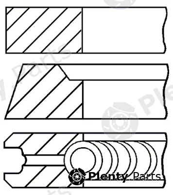 Goetze Engine 08-431800-00 — Piston Ring Kit