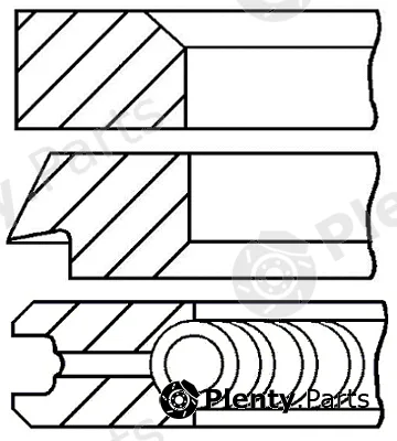 Goetze Engine 08-437000-00 — Piston Ring Kit