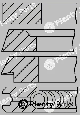 Goetze Engine 08-214800-10 — Piston Ring Kit