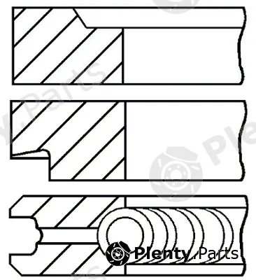 Goetze Engine 08-106900-00 — Piston Ring Kit
