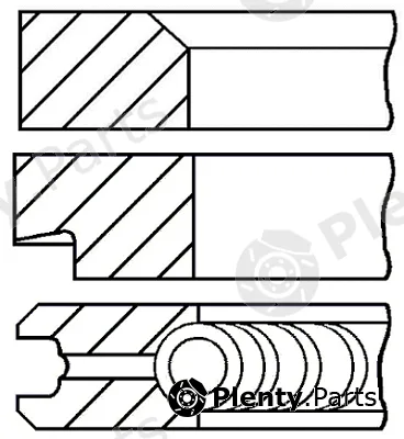 Goetze Engine 08-331600-10 — Piston Ring Kit