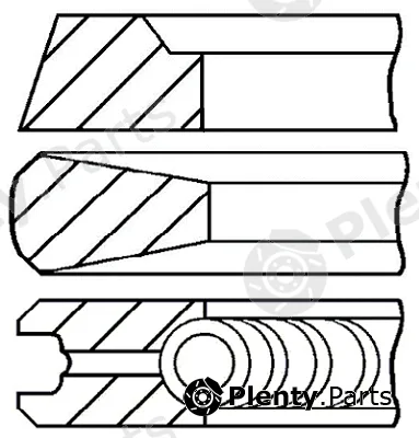 Goetze Engine 08-115300-00 — Piston Ring Kit