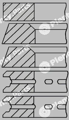 Goetze Engine 08-196800-00 — Piston Ring Kit