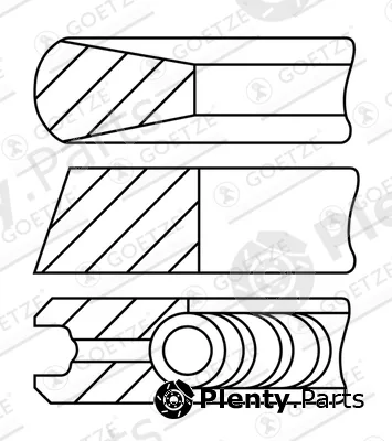 Goetze Engine 08-320208-30 — Piston Ring Kit