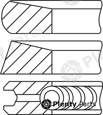 Goetze Engine 08-448600-00 — Piston Ring Kit