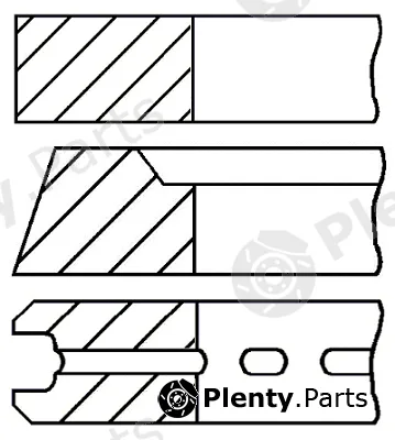 Goetze Engine 08-520100-00 — Piston Ring Kit