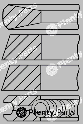 Goetze Engine 08-182500-10 — Piston Ring Kit