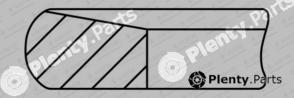 Goetze Engine 2.06mm007CKPKV4 — Piston Ring