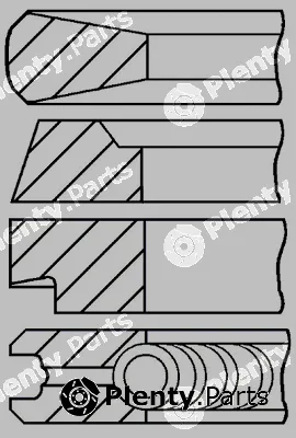 Goetze Engine 08-174600-10 — Piston Ring Kit