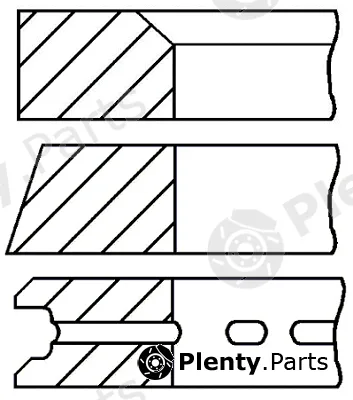 Goetze Engine 08-143200-00DR — Piston Ring Kit