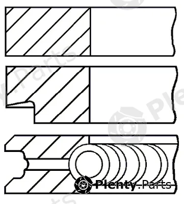 Goetze Engine R32632K.040DR — Piston Ring Kit
