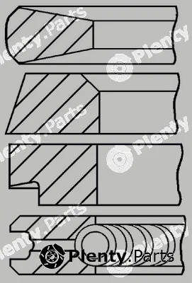 Goetze Engine 08-274800-10 — Piston Ring Kit