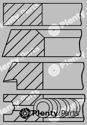 Goetze Engine 08-267600-00 — Piston Ring Kit