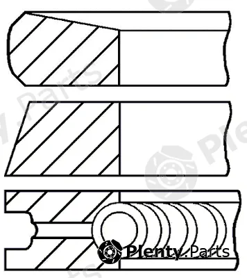 Goetze Engine 08-444300-00 — Piston Ring Kit