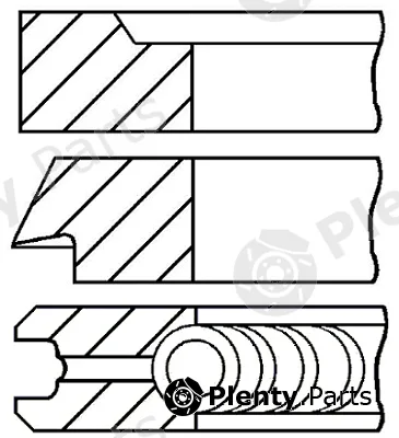 Goetze Engine 08-124200-00 — Piston Ring Kit