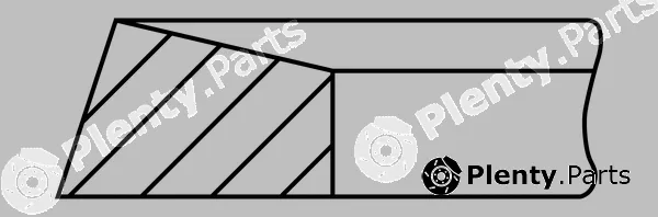 Goetze Engine 2.0mm010CRPGOE13 — Piston Ring