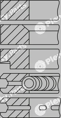 Goetze Engine 08-101000-00 — Piston Ring Kit
