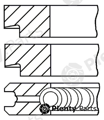 Goetze Engine 08-136200-00 — Piston Ring Kit
