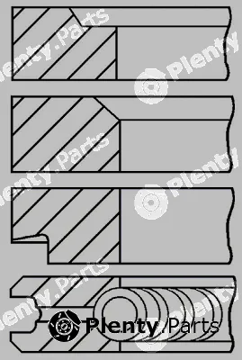 Goetze Engine 08-208100-00 — Piston Ring Kit