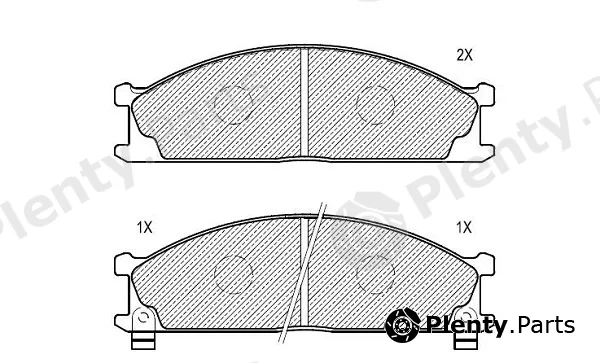 Klaxcar France 24126z — Brake Pad Set, disc brake
