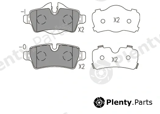 Klaxcar France 24066z — Brake Pad Set, disc brake