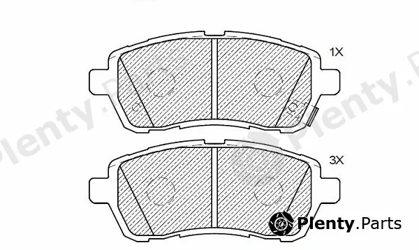 Klaxcar France 24189z — Brake Pad Set, disc brake