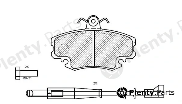 Klaxcar France 24633z — Brake Pad Set, disc brake