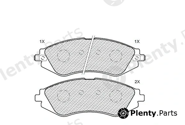 Klaxcar France 24831z — Brake Pad Set, disc brake