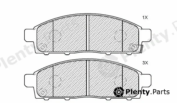 Klaxcar France 24151z — Brake Pad Set, disc brake