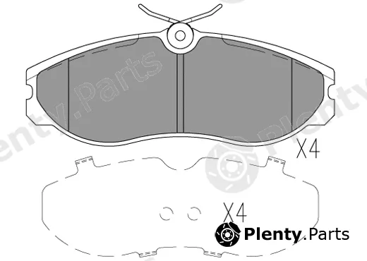 Klaxcar France 24044z — Brake Pad Set, disc brake