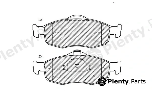 Klaxcar France 24309z — Brake Pad Set, disc brake