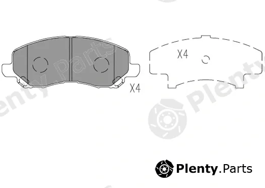 Klaxcar France 24091z — Brake Pad Set, disc brake