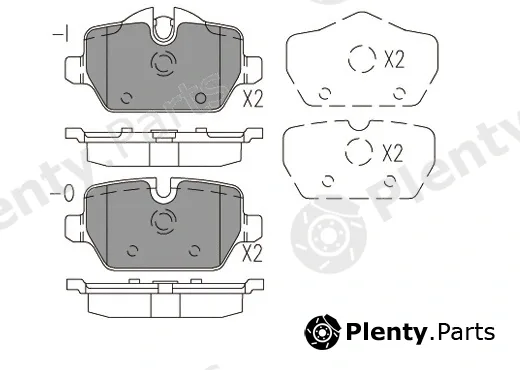 Klaxcar France 24065z — Brake Pad Set, disc brake