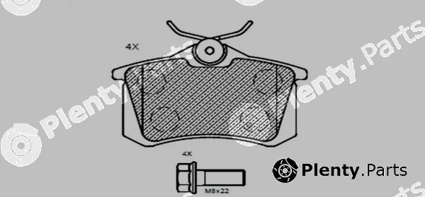 Klaxcar France 24838z — Brake Pad Set, disc brake