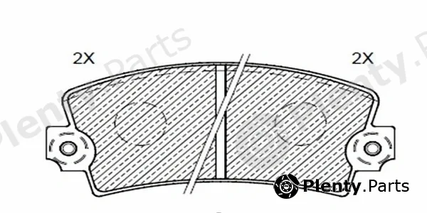 Klaxcar France 24802z — Brake Pad Set, disc brake