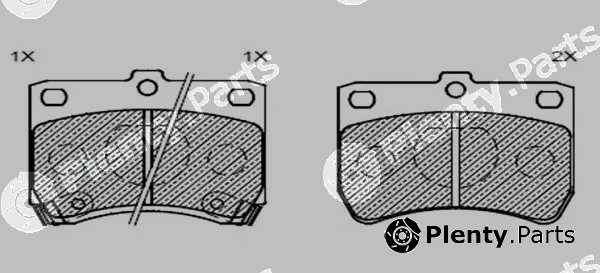 Klaxcar France 24837z — Brake Pad Set, disc brake