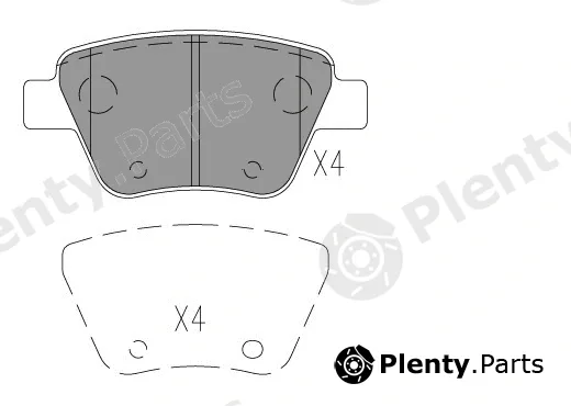 Klaxcar France 24088z — Brake Pad Set, disc brake