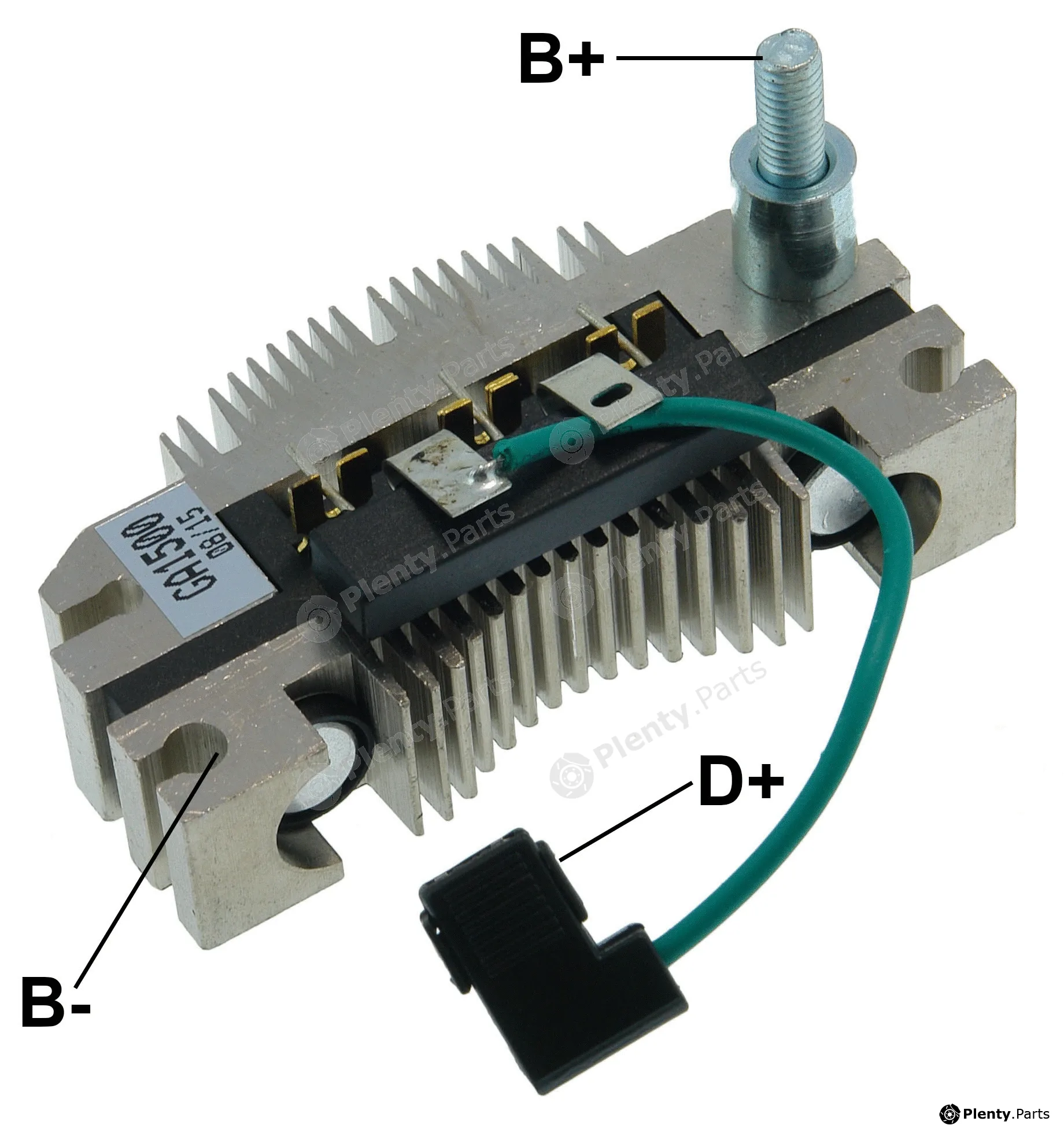 Gauss GA1500 — Rectifier, alternator