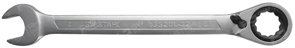 Swstahl 03520L-32 — Ratchet Ring Open-ended Spanner